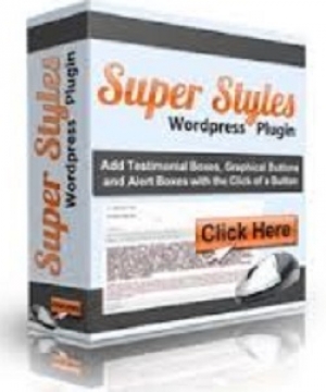 WordPress Plugin - Super Styles WordPress Plugin